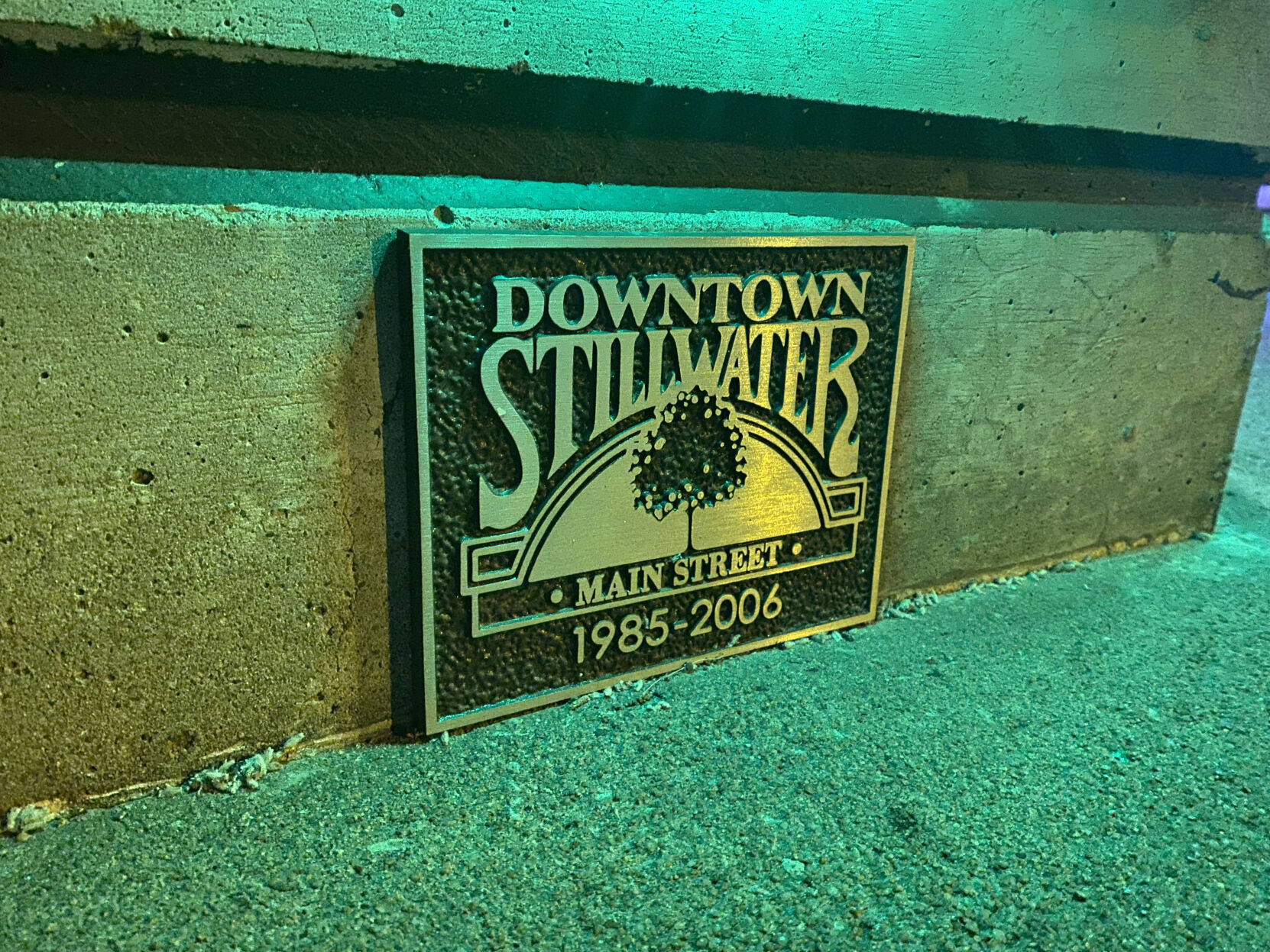 Downtown Stillwater lights